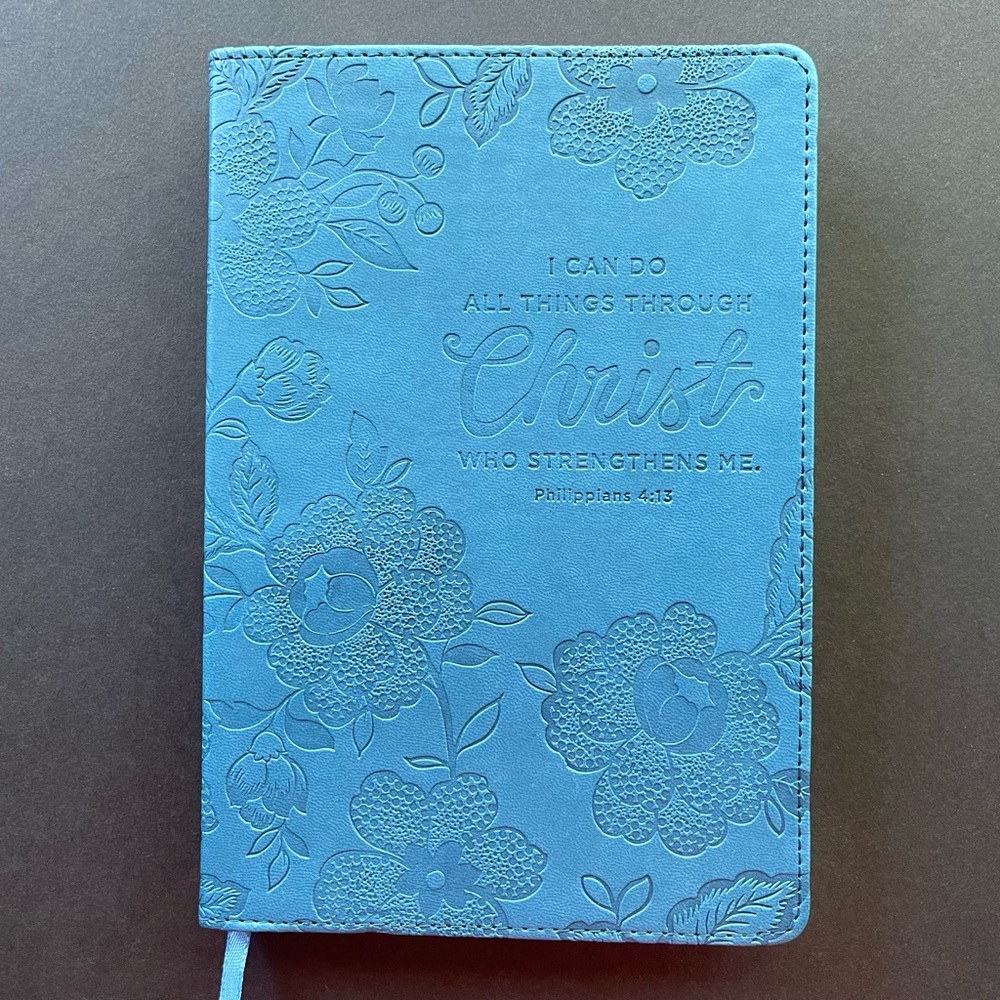 Soul Scripts Blank Journal “I Can Do All Things Through Christ” Philippians 4:13